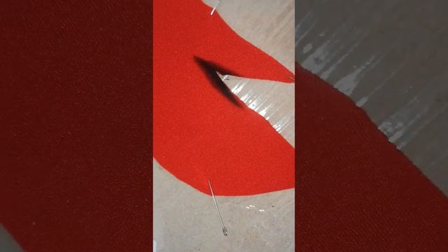 Сухая тонировка ткани краской декола.