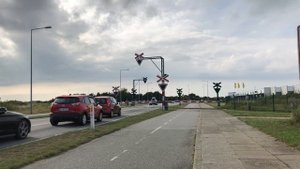 Level Crossing, Fredrikshavnsvej, Skagen, Nordjylland, Denmark