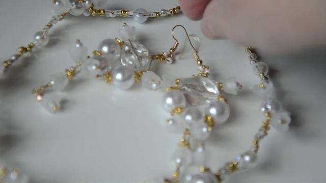 Свадебные Украшения.Авторская Работа Колье и Серьги.
Wedding Bride Jewelry.