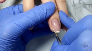 ФРЕНЧ, ФРЕНЧ, СТЕМПИНГ/2 видео в 1/маникюр на клиенте