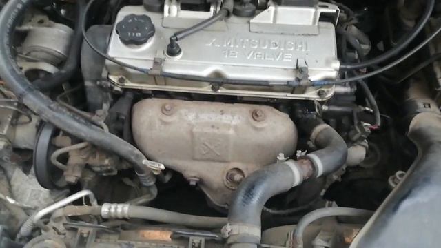 Как работает двигатель 4G92 Мицубиси Каризма Пробег 416000 смотреть онлайн