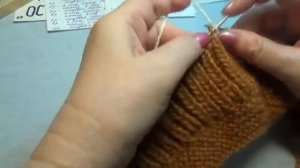 #537 ТАПОЧКИ СПИЦАМИ С РЮШЕМ. МАСТЕР КЛАСС.