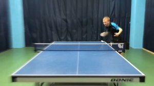 Плоска подача в настольном теннисе