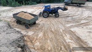 МТЗ-82 и ЗИЛ-130 работают в паре