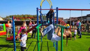 Открытие детской площадки в Коттеджном Поселке  Варежки