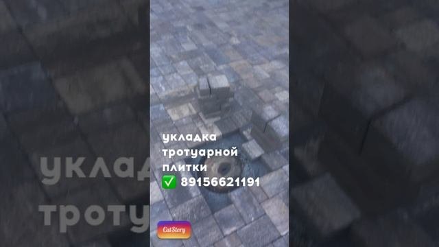 Укладка тротуарной плитки