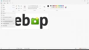 How to convert WEBP images to PNG or JPG using Paint (Fast Tutorial) | Photoshop | [For Beginners!]