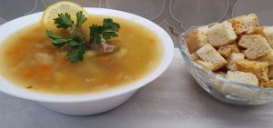 Легкий суп с красной чечевицей (без зажарки).🌶️🥕🍋