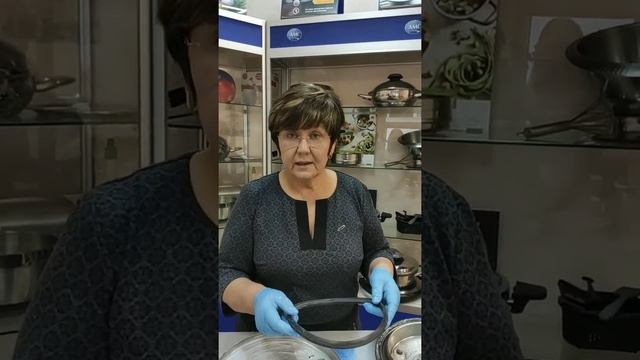 Новая посуда АМС. Как размыть  / расконсервировать крышку Секуквик?