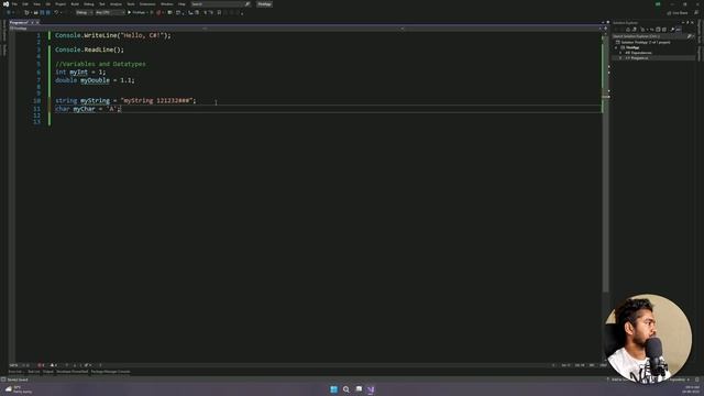 Variables & DataTypes string, int, bool, char, float in Tamil | C# tutorial for beginners