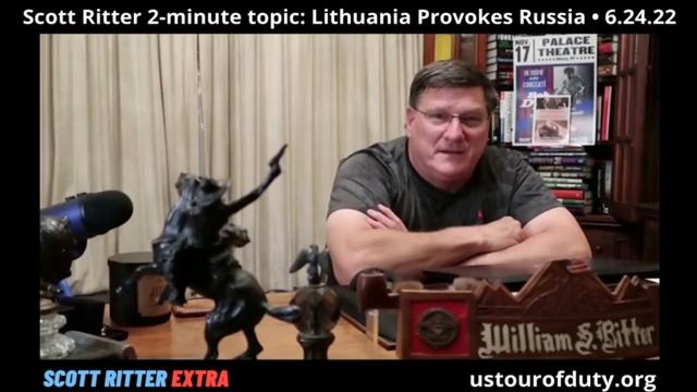 Скотт Риттер 2-х минутная тема: Литва провоцирует Россию