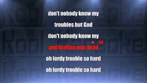 Moby - Natural blues (Karaoke Version) VT