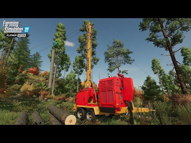 Farming Simulator 22 - ЛЕСОЗАГОТОВКА #9 Лесники. Строим американские горки и яхту