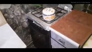 проблема газовой плиты на кухне.