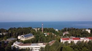 Сочи, район санатория Заполярье. Вид с высоты.