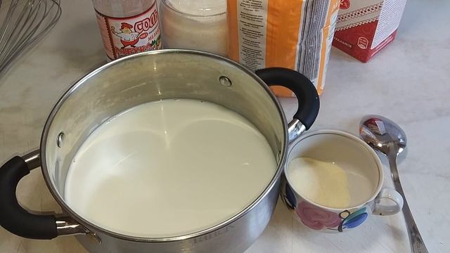 Каша манная.Манная каша.Как варить кашу без комочков.Вкусная манная каша.Кашамкак в детстве. смотреть онлайн