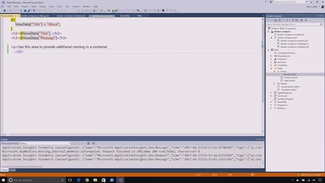 Visual Studio 2017 Launch NET Docker Development with Visual Studio 2017 смотреть онлайн