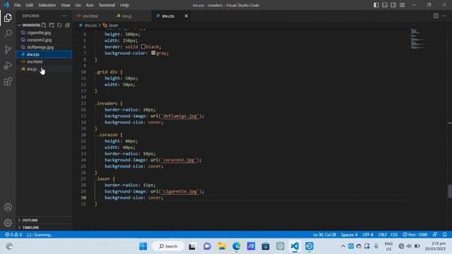 Doffy invasion vs Corazon | using css javascript html