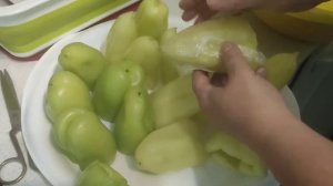 как заморозить болгарский перец для фарширования.