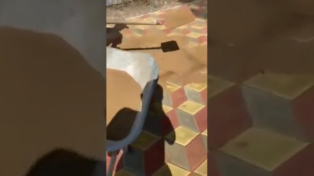 Брусчатка "Ромб" три цвета - красный, желтый и серо-зеленый смотреть онлайн