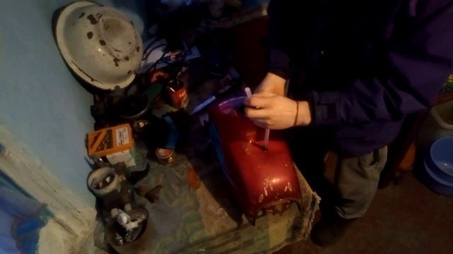 Удаление вмятин на мото баке смотреть онлайн