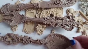 ч4.Древесная пульпа.Новые посылки.Декоры из древесной пульпы.Мастер Класс.Задумки - Планы .Мини МК.