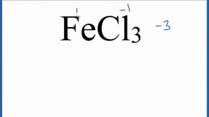 How to find the Oxidation Number for Fe in FeCl3