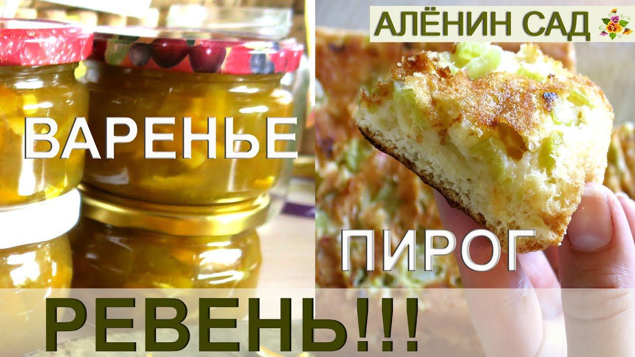 Вкусный ПИРОГ И ВАРЕНЬЕ из ревеня / Рецепты с ревенем / Как варить варенье
