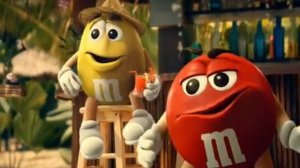 Asymmetric VFX Studio. Реклама “M&M’s”. Красный. Желтый.Шоколад.