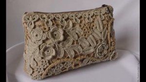 Косметички своими руками. Вязаные косметички.