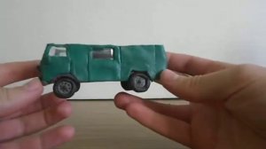 Обзор УАЗ-452 из пластилина.