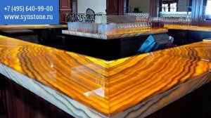 Полудрагоценный камень оникс в интерьере. Синергия Камня