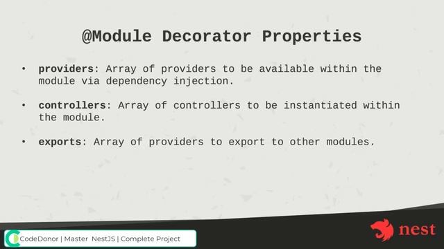 Lecture 5. Introduction to NestJS Module | NodeJS | Modern TypeScript | JS | Master NestJS (2021)