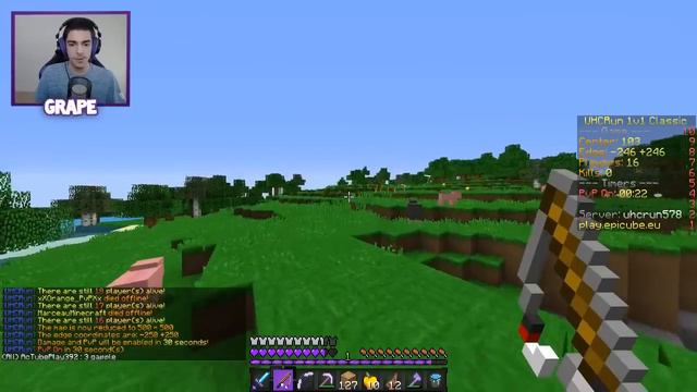 LAST MINUTE STRONGHOLD! (Minecraft UHC Run) смотреть онлайн