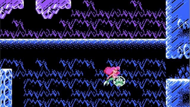 Прохождение игры Русалочка Денди - Disney’s The Little Mermaid Nes | Детская игра смотреть онлайн