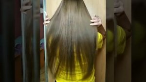 Наращивание волос до и после