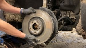 Улучшение передних тормозов Volkswagen Touareg CR