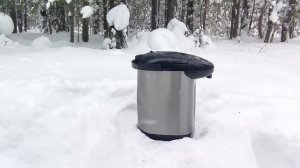 Эксперимент: ТЕРМОПОТ С ГОРЯЩИМ УГЛЁМ против ЗАЖИГАЛОК И  ГАЗОВОГО БАЛЛОНА???ВЗРЫВ.