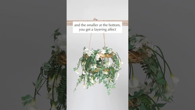 Learn how to design a floral chandelier! смотреть онлайн