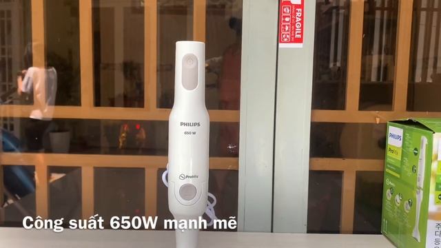 Mở hộp máy xay cầm tay đa năng Philips HR2531 - 650W смотреть онлайн