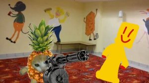 Коты фрукты в закулисье серия 2. Ананас на весёлом уровне=)