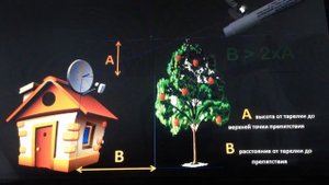 Почему нет сигнала на антенне? Дерево мешает антенне