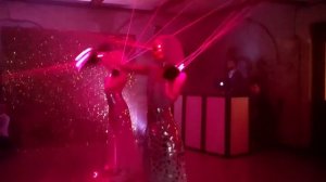 Лазерное шоу на свадьбе