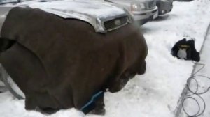 Отогрев авто - пушкой, в мороз, зимой, круглосуточно.