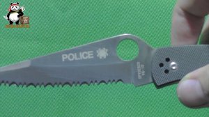 Реплика Spyderco Police Serrated на сайте китайских ножей panda-knife.ru