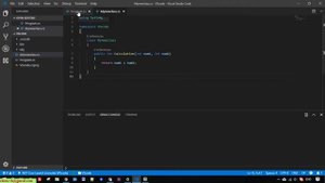 Adding new C# class file in Visual Studio Code