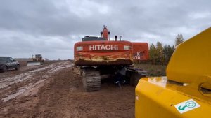 Слабая гидравлика. Глохнет ДВС . HITACHI ZX270LC