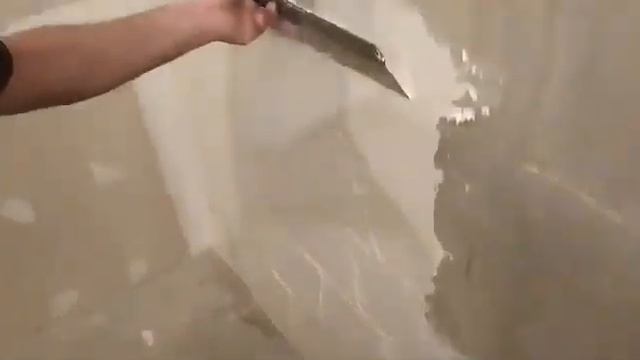 Шпаклевка стены своими руками 1 слой - снято на видео смотреть онлайн