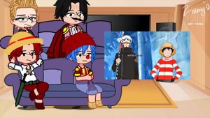 Roger's Pirates reacts to Luffy