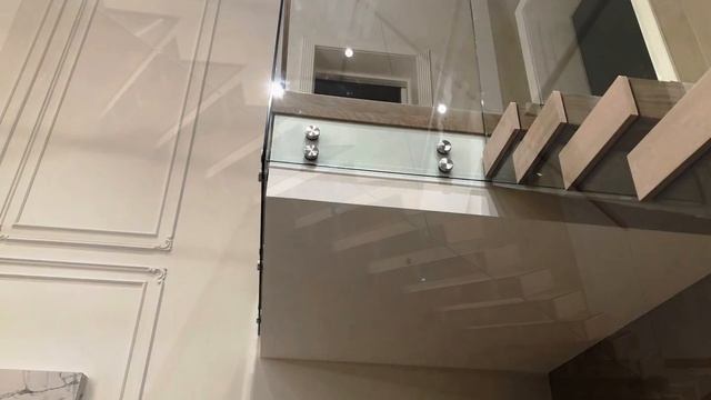 Консольная лестница со стеклом СтаирсПром